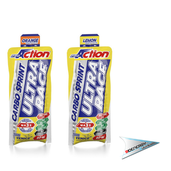 Pro Action- CARBO SPRINT ULTRA RACE  (Conf. 32 stick da  60 ml)   Arancio  